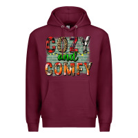Burgundy cozy and comfy Premium Hoodie - FaDigitalArtStudio