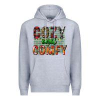 Heather Grey cozy and comfy Premium Hoodie - FaDigitalArtStudio