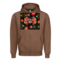 Chestnut sugar skull tumbler Zipper Hoodie - BundleAndBundleShop