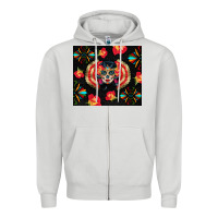 Dove Grey sugar skull tumbler Zipper Hoodie - BundleAndBundleShop
