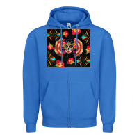 True Royal sugar skull tumbler Zipper Hoodie - BundleAndBundleShop