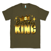 Army Green birthday king Classic Tee - RanaPortraitStore