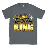 Charcoal Heather birthday king Classic Tee - RanaPortraitStore