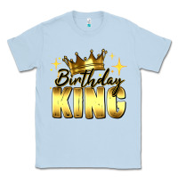 Dusty Blue birthday king Classic Tee - RanaPortraitStore