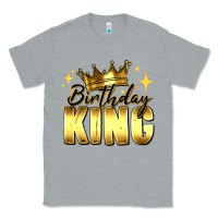 Heather Grey birthday king Classic Tee - RanaPortraitStore