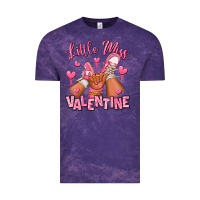 Cloud Purple Little miss Valentine afro kid sneakers Vintage Tee - RanaPortraitStore