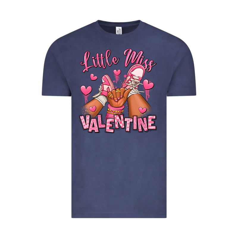Little Miss Valentine Afro Kid Sneakers Vintage Tee by RanaPortraitStore | Teevron
