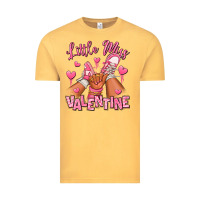 Vintage Mustard Little miss Valentine afro kid sneakers Vintage Tee - RanaPortraitStore