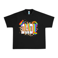Black Dad Pride Urban Heavy Tee - NancyCooperArtShop