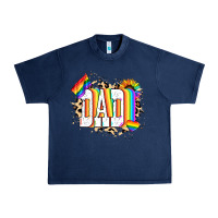 Navy Dad Pride Urban Heavy Tee - NancyCooperArtShop