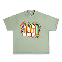 Oil Green Dad Pride Urban Heavy Tee - NancyCooperArtShop