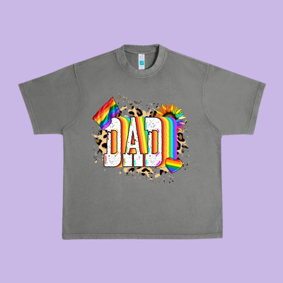 Dad Pride Urban Heavy Tee Designed By Nancycooperartshop