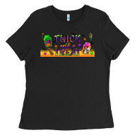 Black thick and a treat libbey glass Ladies Tee - BundleAndBundleShop