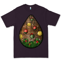 Plum christmas  teardrop Premium Tee - BundleAndBundleShop