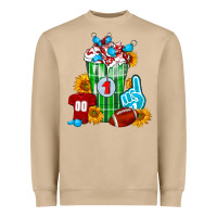 Mushroom Football Frappe Heavyweight Sweatshirt - FaDigitalArtStudio