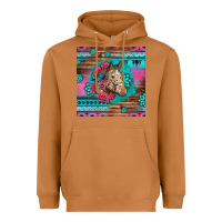 Meerkat floral horse Heavyweight Hoodie - LillyAllenDesigns