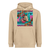 Mushroom floral horse Heavyweight Hoodie - LillyAllenDesigns
