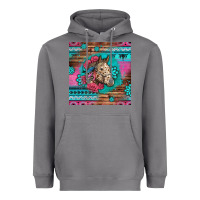 Storm floral horse Heavyweight Hoodie - LillyAllenDesigns