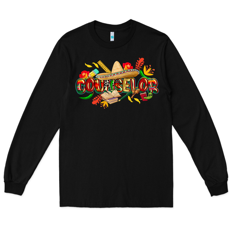 Cinco De Mayo Counselor Long Sleeve Tee by CowGirlArtShop | Teevron