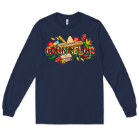 Navy cinco de mayo counselor Long Sleeve Tee - CowGirlArtShop