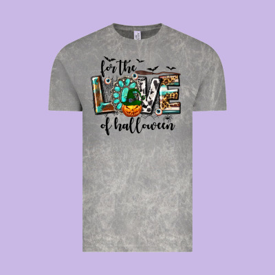 Western For The Love Of Halloween Vintage Tee Designed By Texasbilliewilder