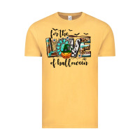 Vintage Mustard Western For The Love of Halloween Vintage Tee - texasbilliewilder