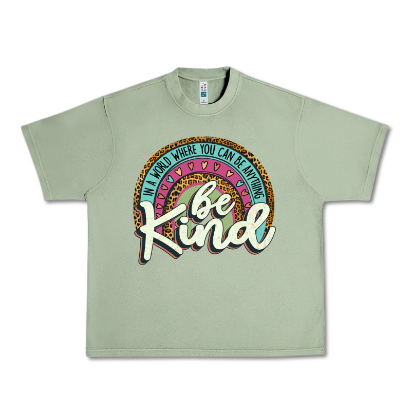 Be Kind   Leopard Urban Heavy Tee by JahusDesignShop | Teevron