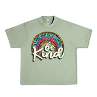 Oil Green be kind   leopard Urban Heavy Tee - JahusDesignShop
