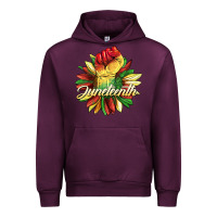 Mauve Wine juneteenth fist sunflower Urban Hoodie - BarkalooDesign