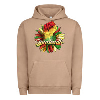 Pigment Burro juneteenth fist sunflower Urban Hoodie - BarkalooDesign