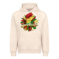 Sandshell juneteenth fist sunflower Urban Hoodie - BarkalooDesign