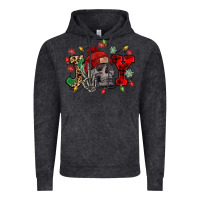 Vintage Black Christmas Joy skeleton Vintage Hoodie - NancyCooperArtShop
