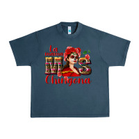 Midnight Navy La mama mos Chingona Urban Heavy Tee - NancyCooperArtShop
