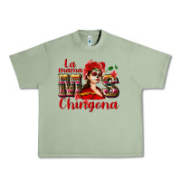 Oil Green La mama mos Chingona Urban Heavy Tee - NancyCooperArtShop