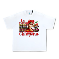 White La mama mos Chingona Urban Heavy Tee - NancyCooperArtShop