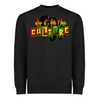 Black Do it for the culture Heavyweight Sweatshirt - FaDigitalArtStudio