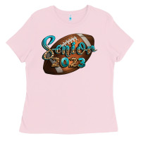 Bubblegum Pink american football senior 2023 Ladies Tee - BundleAndBundleShop