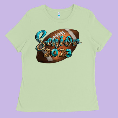 American Football Senior 2023 Ladies Tee Designed By Bundleandbundleshop