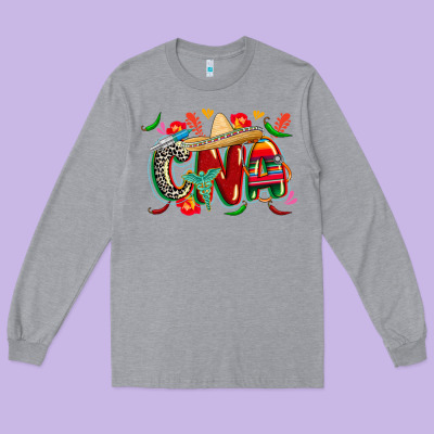 Cinco De Mayo Cna Long Sleeve Tee Designed By Cowgirlartshop