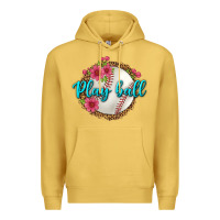 Antique Gold play ball baseball Premium Hoodie - BundleAndBundleShop