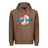 Chestnut play ball baseball Premium Hoodie - BundleAndBundleShop