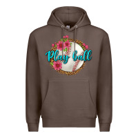 Coffee play ball baseball Premium Hoodie - BundleAndBundleShop