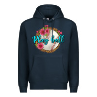 Navy play ball baseball Premium Hoodie - BundleAndBundleShop