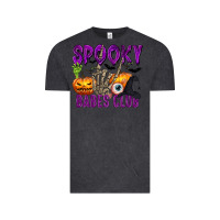 Vintage Black Spooky babes club Vintage Tee - texasbilliewilder