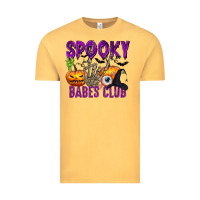 Vintage Mustard Spooky babes club Vintage Tee - texasbilliewilder