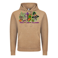 Vintage Coffee Peace love Halloween Vintage Hoodie - NancyCooperArtShop