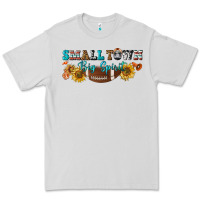 Dove Grey small town big spirit Premium Tee - BundleAndBundleShop