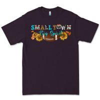 Plum small town big spirit Premium Tee - BundleAndBundleShop