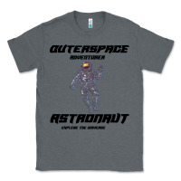Charcoal Heather Outer Space Adventurer Astronaut Classic Tee - Bettercallsaul
