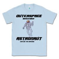 Dusty Blue Outer Space Adventurer Astronaut Classic Tee - Bettercallsaul
